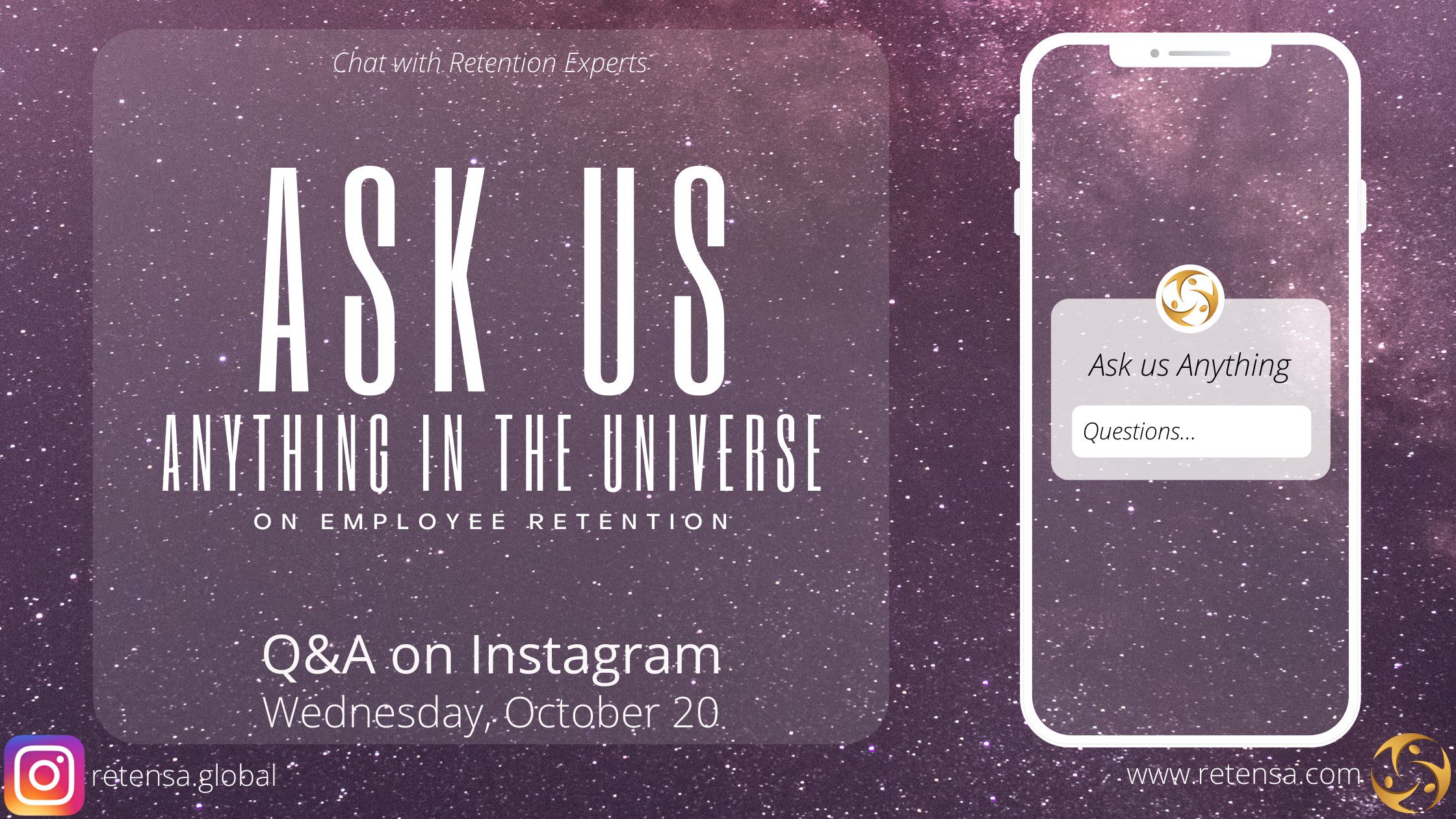 Employee Retention Strategies - Q&A-Oct 2021 Retention Strategies Q&A on Instagram | Retensa.Global